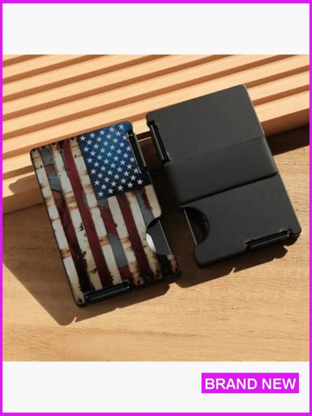 Ultra Thin Aluminum Card Holder Minimalist Front Pocket Wallet RFID Blocking